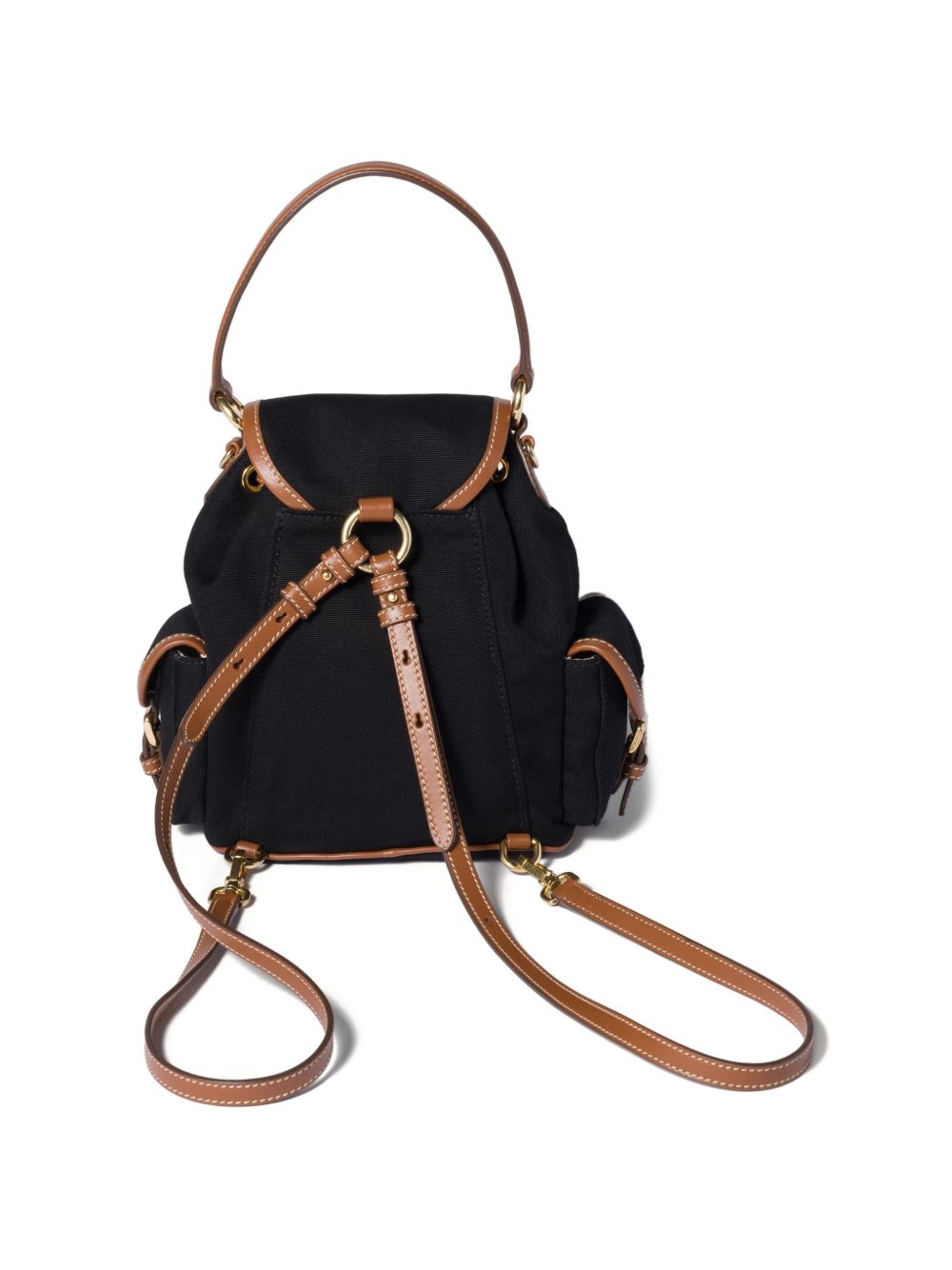 Miu Miu Women Canvas And Leather Medium Backpack MIU MIU