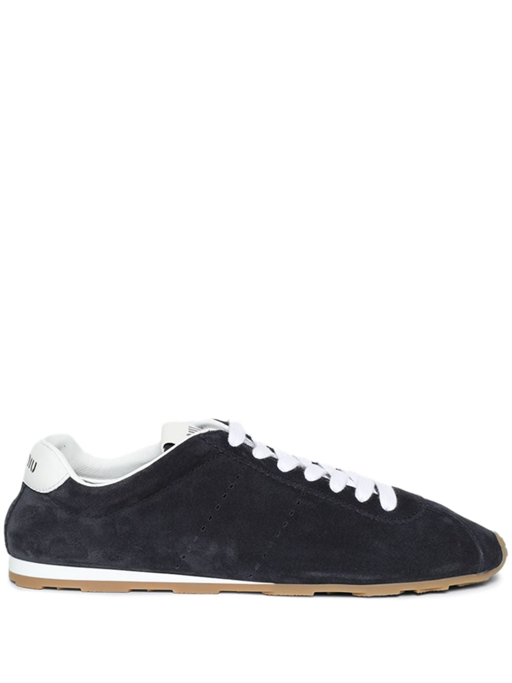 Miu Miu Women Plume Suede Leather Sneakers MIU MIU