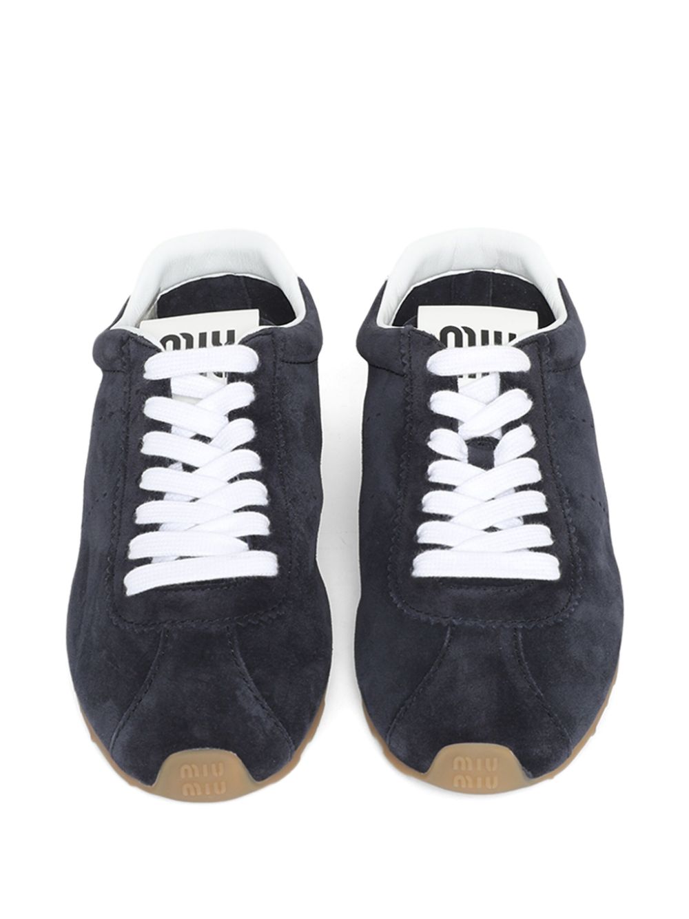 Miu Miu Women Plume Suede Leather Sneakers MIU MIU