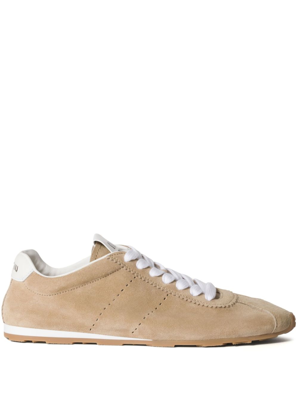 Miu Miu Women Plume Suede Leather Sneakers MIU MIU