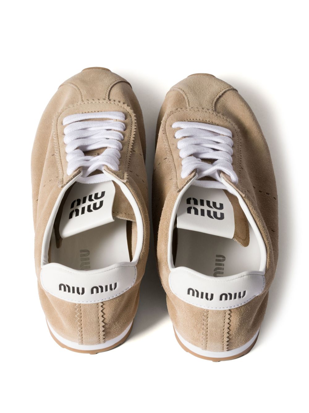 Miu Miu Women Plume Suede Leather Sneakers MIU MIU