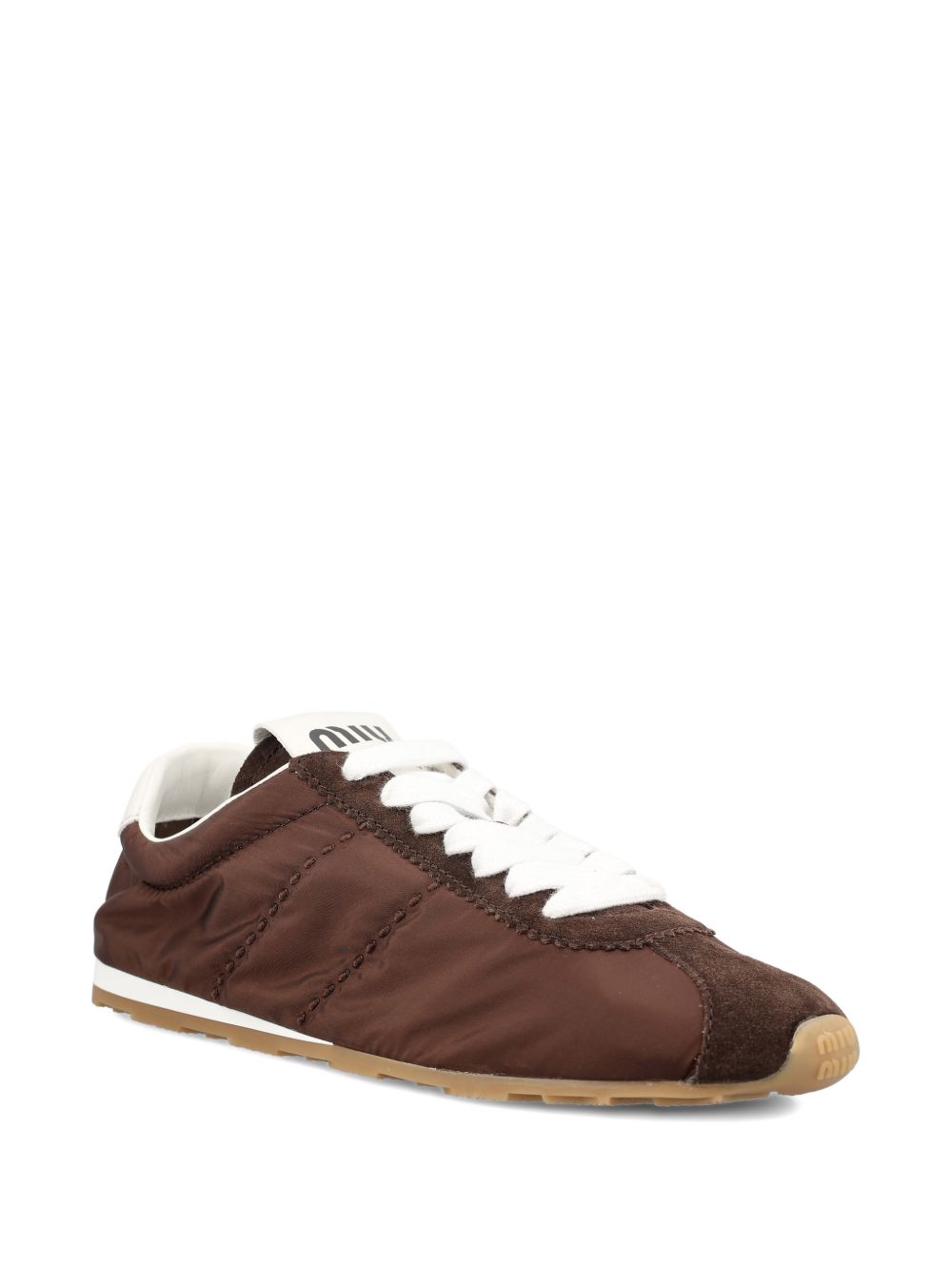Miu Miu Women Plume Suede Leather Sneakers MIU MIU
