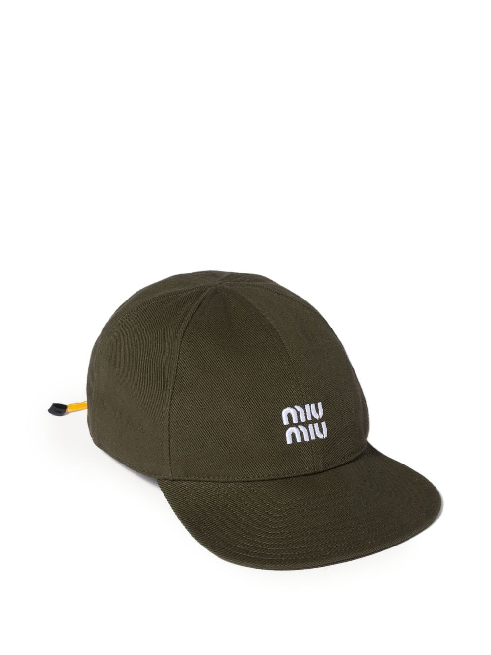 Miu Miu Women Logo Cotton Baseball Cap MIU MIU