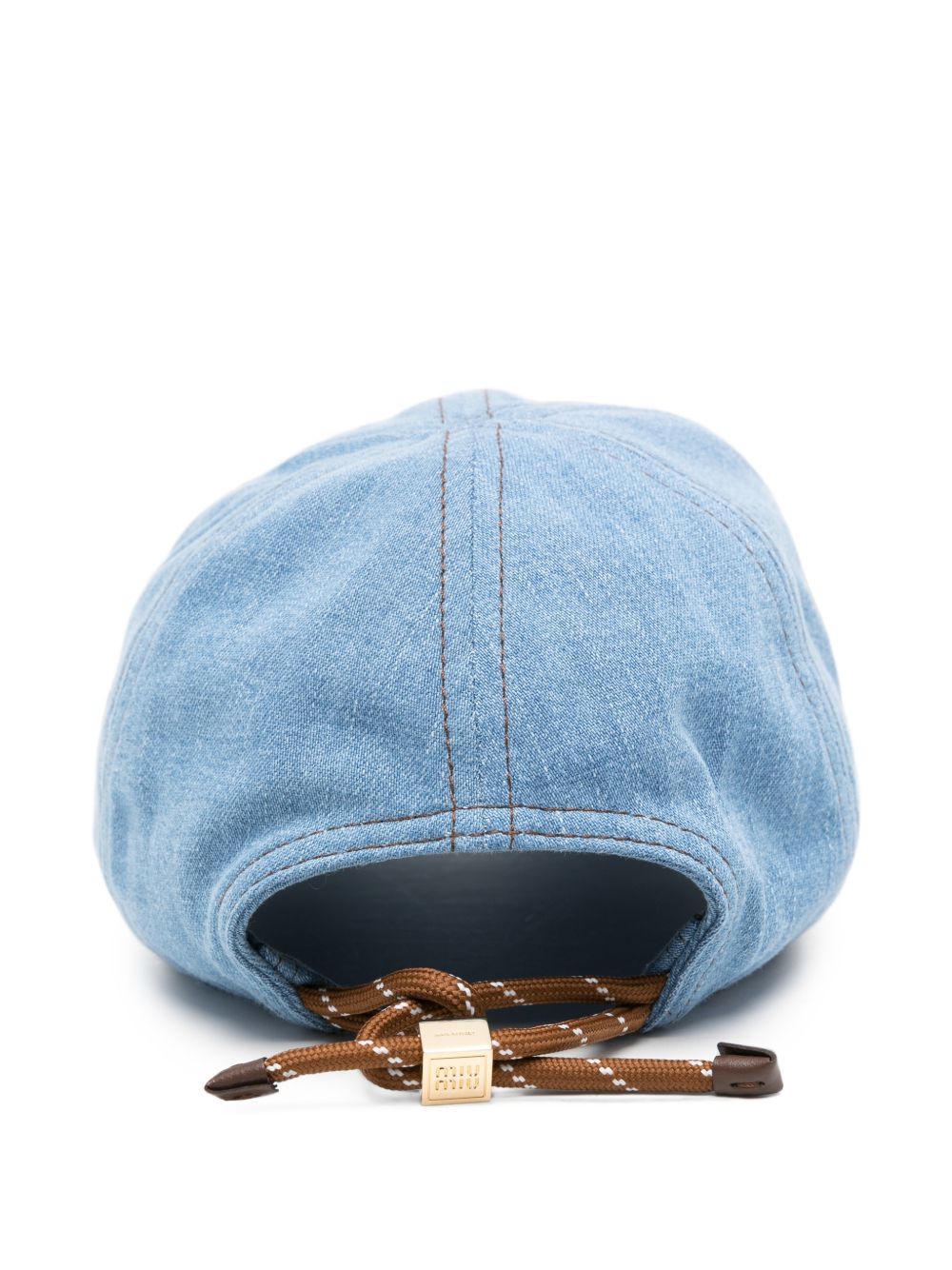 Miu Miu Women Denim Baseball Cap