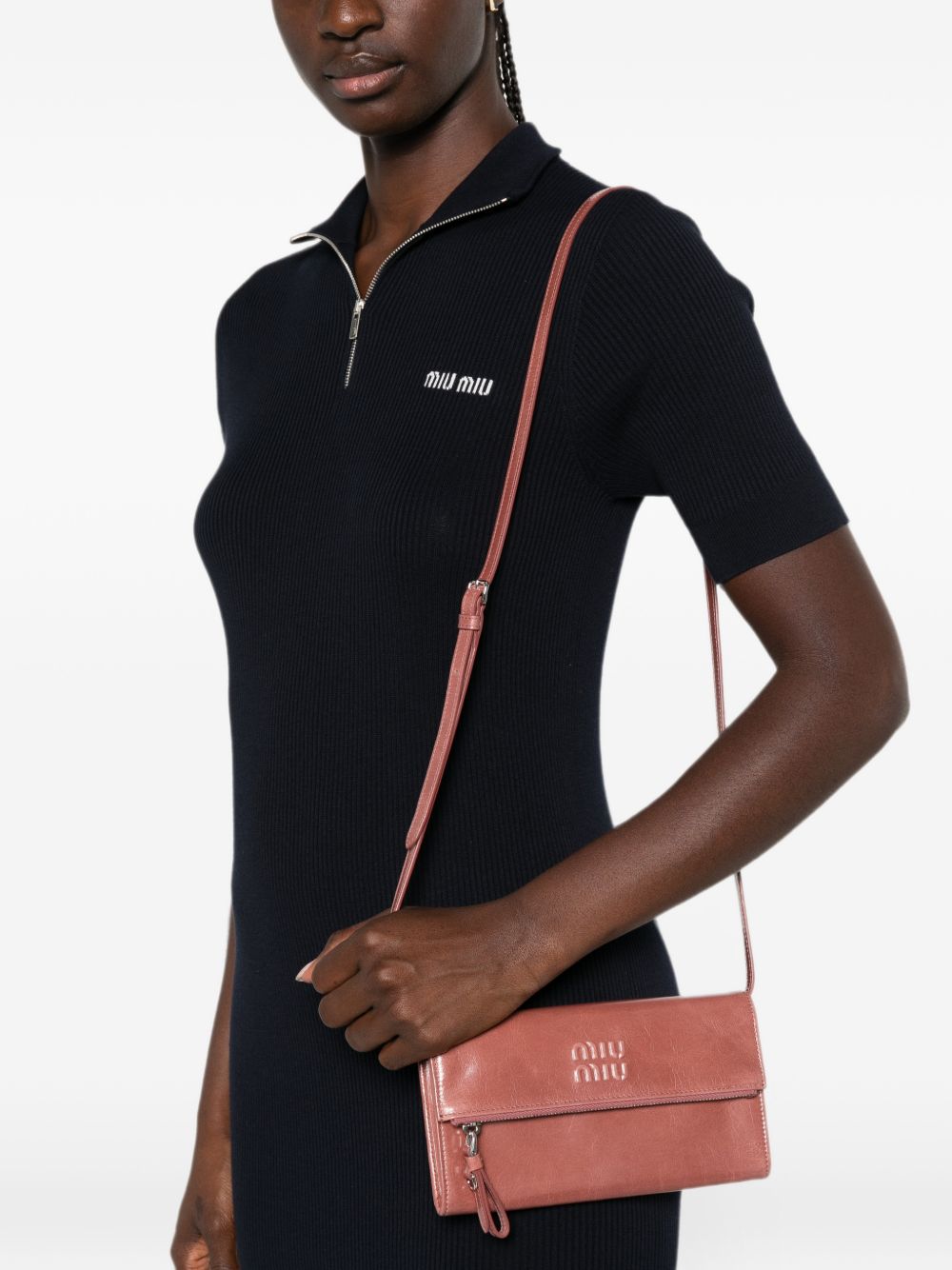 Miu Miu Women Leather Wallet On Chain MIU MIU