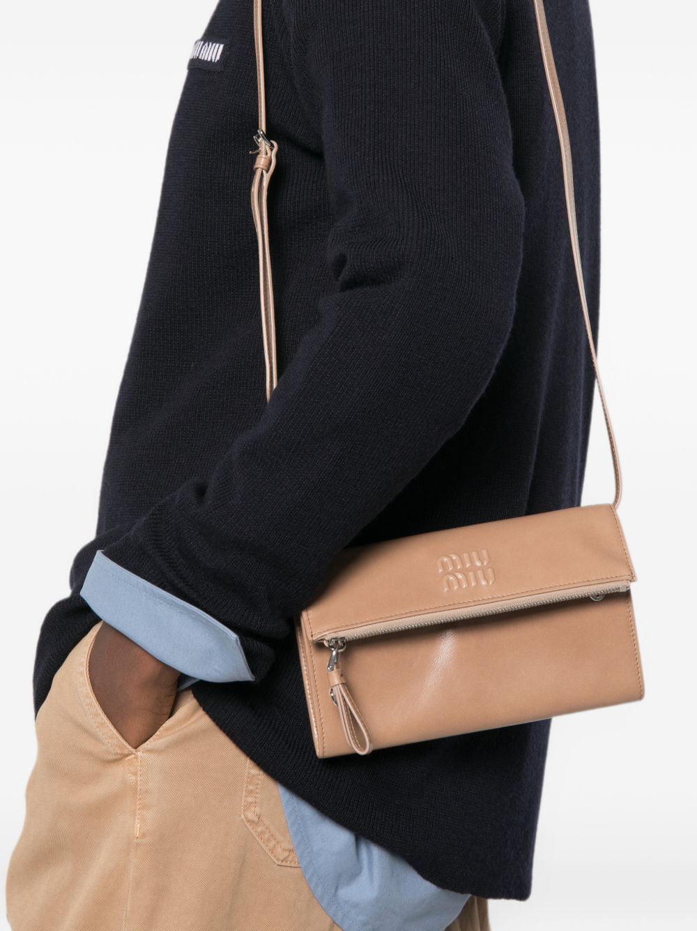 Miu Miu Women Leather Wallet On Chain MIU MIU
