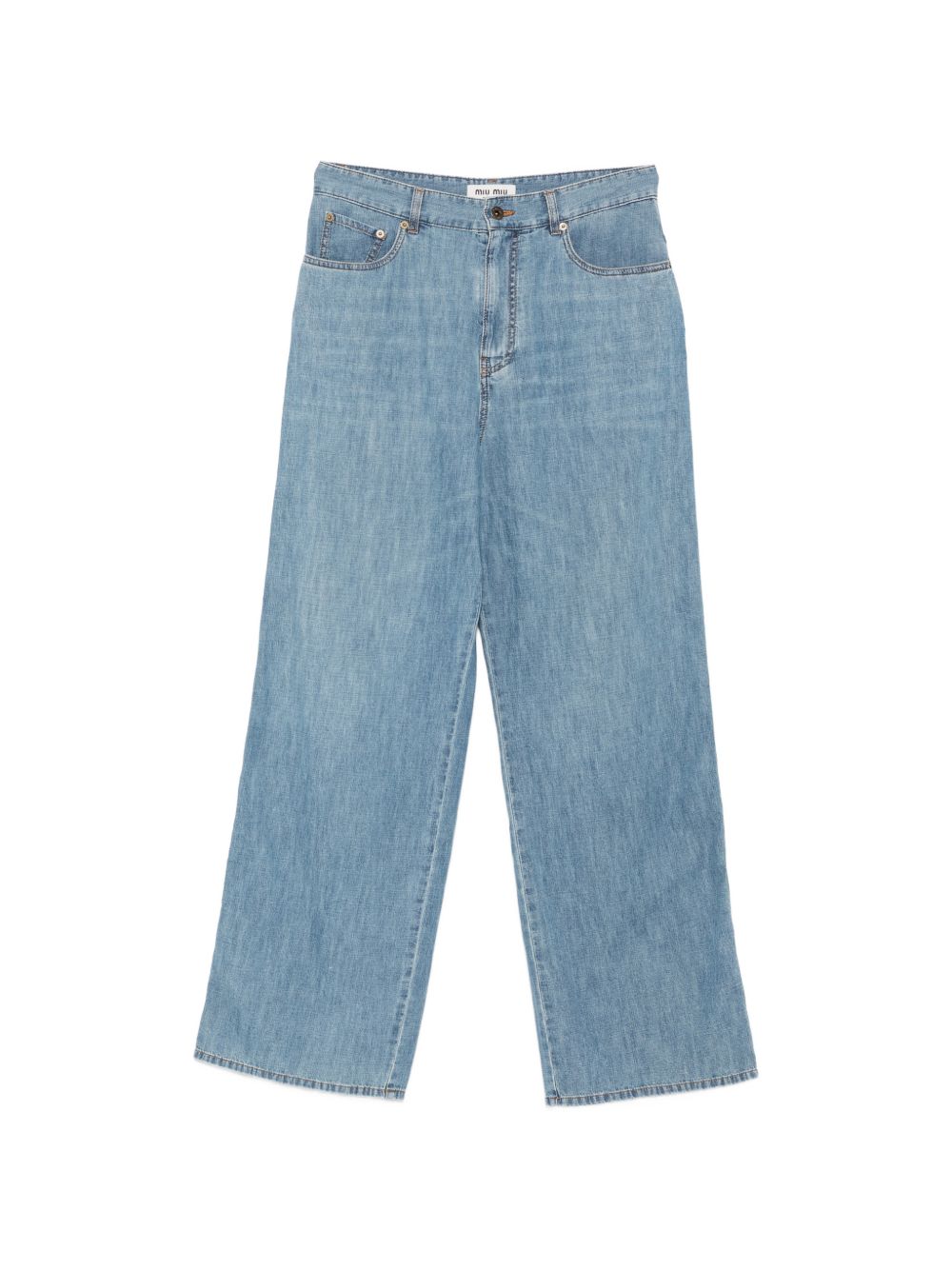 Miu Miu Women Flared Denim Jeans MIU MIU
