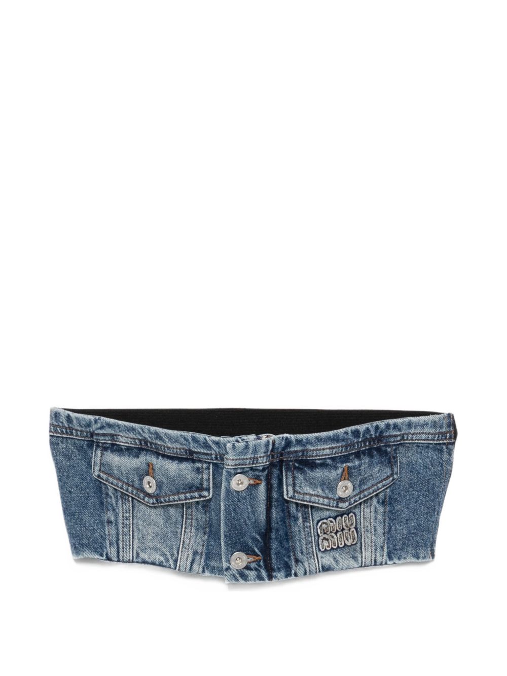 Miu Miu Women Denim Top MIU MIU