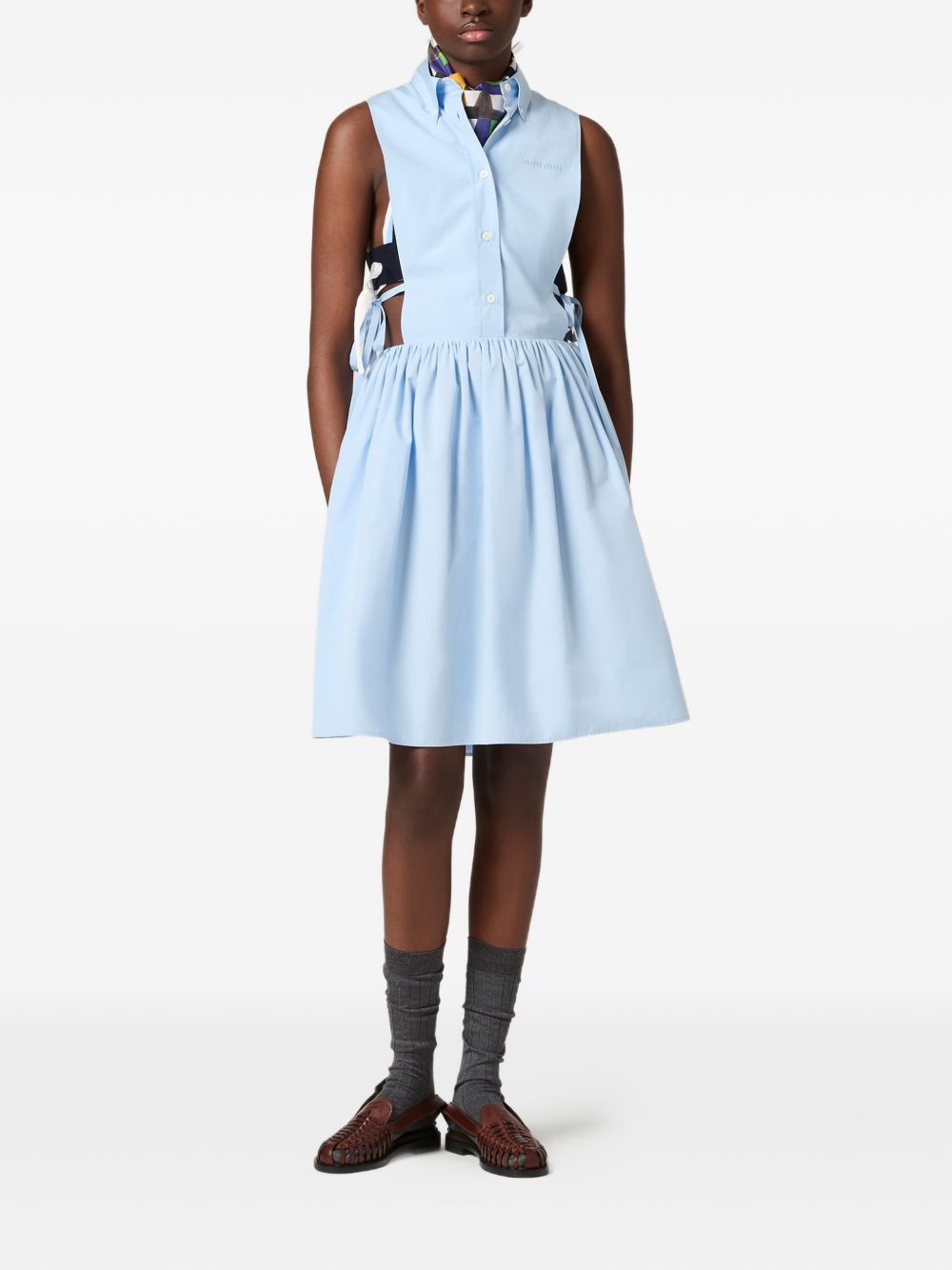 Miu Miu Women Cotton Shirtdress MIU MIU