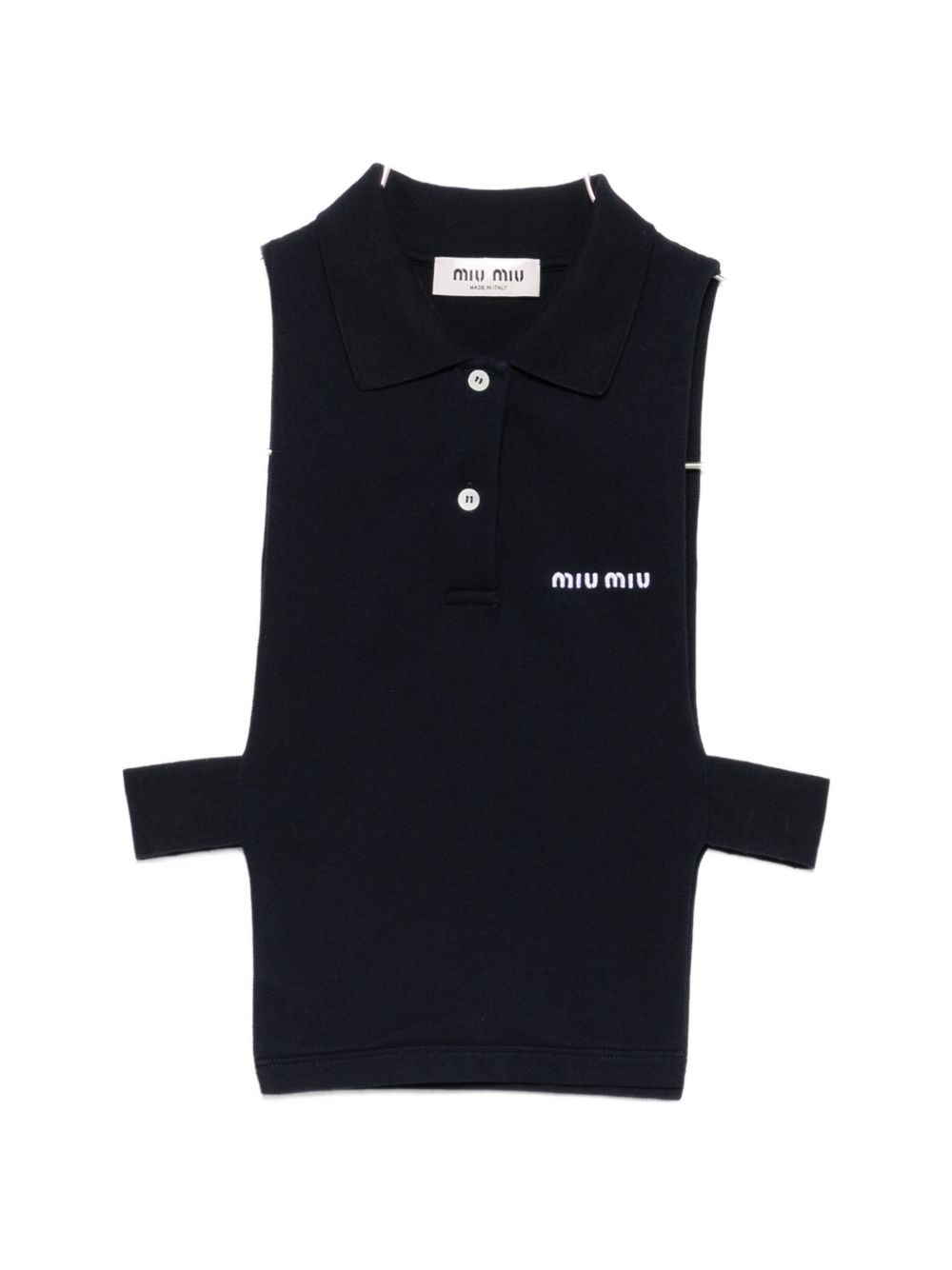 Miu Miu Women Cotton Polo Top MIU MIU