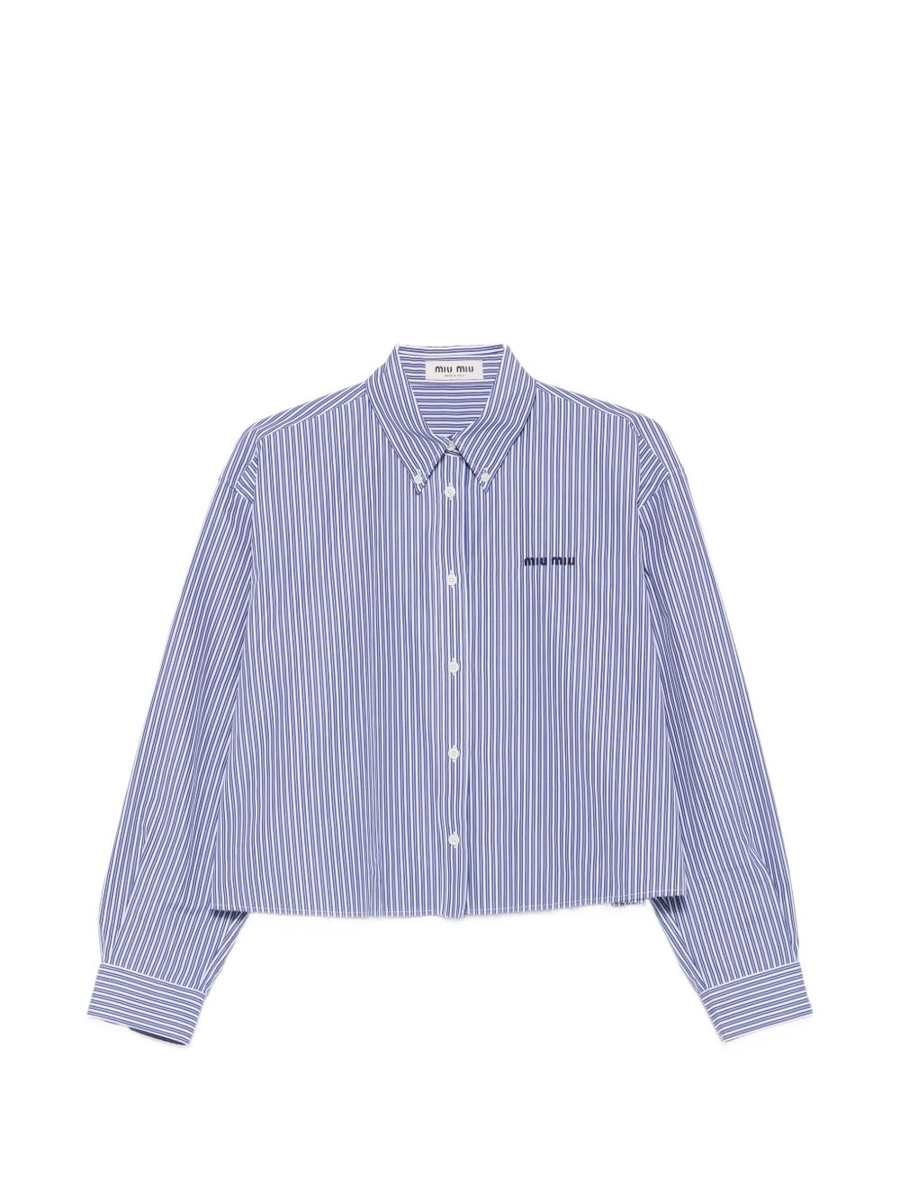 Miu Miu Women Logo Cotton Shirt MIU MIU