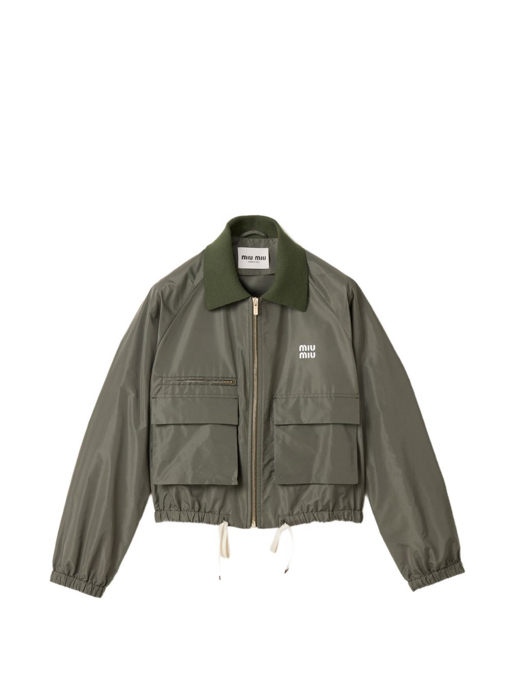 Miu Miu Women Zipped Blouson Jacket MIU MIU