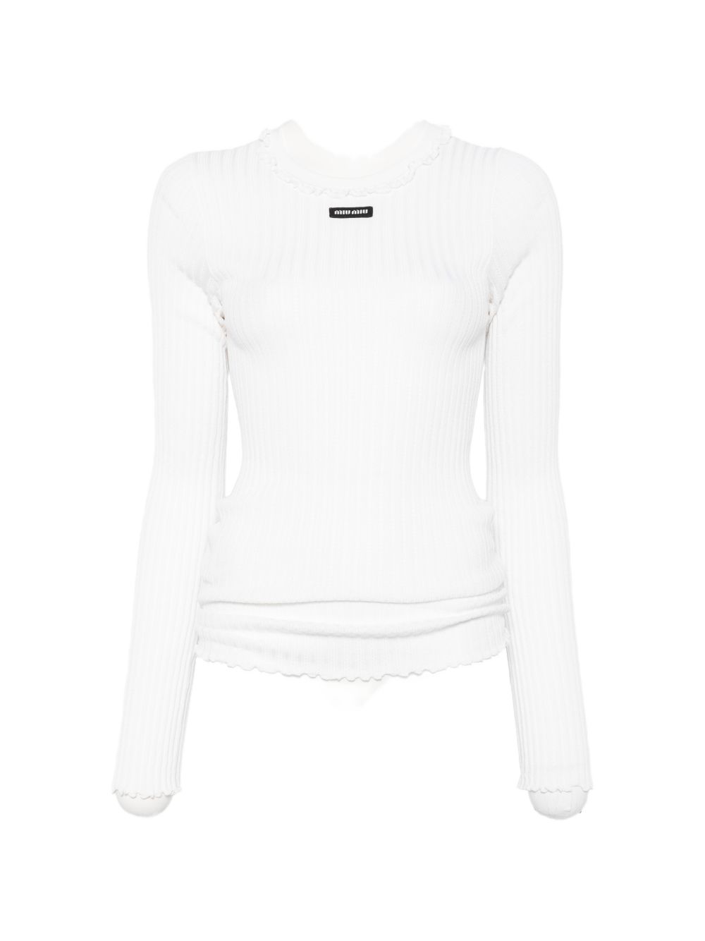 Miu Miu Women Silk Crewneck Sweater MIU MIU