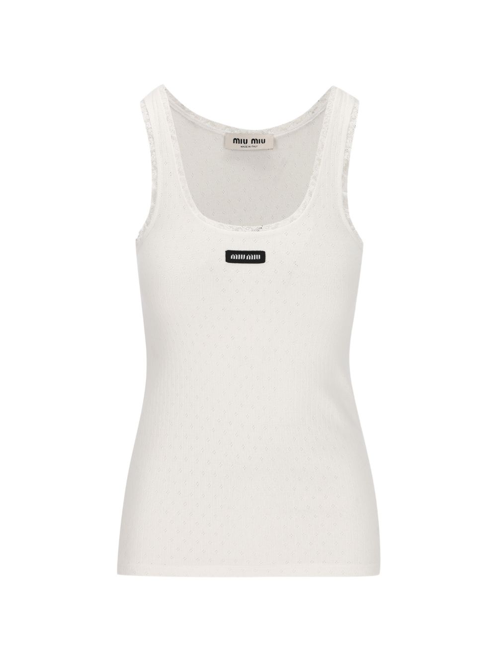 Miu Miu Women Log Octton Tank Top MIU MIU
