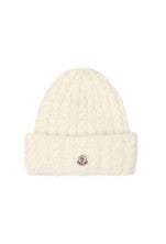 Moncler Women Cable-Knit Wool Beanie MONCLER