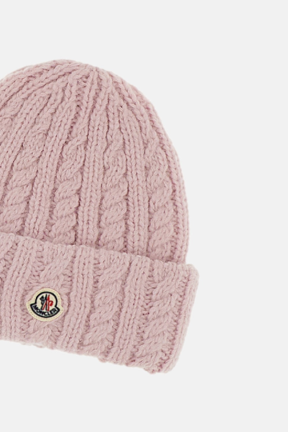 Moncler Women Cable-Knit Wool Beanie MONCLER