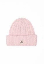 Moncler Women Cable-Knit Wool Beanie MONCLER