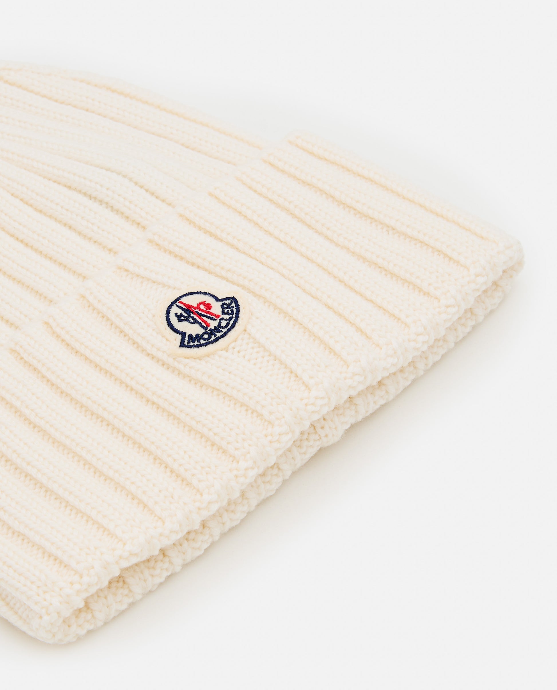 Moncler Women Beanie Logo Hat MONCLER