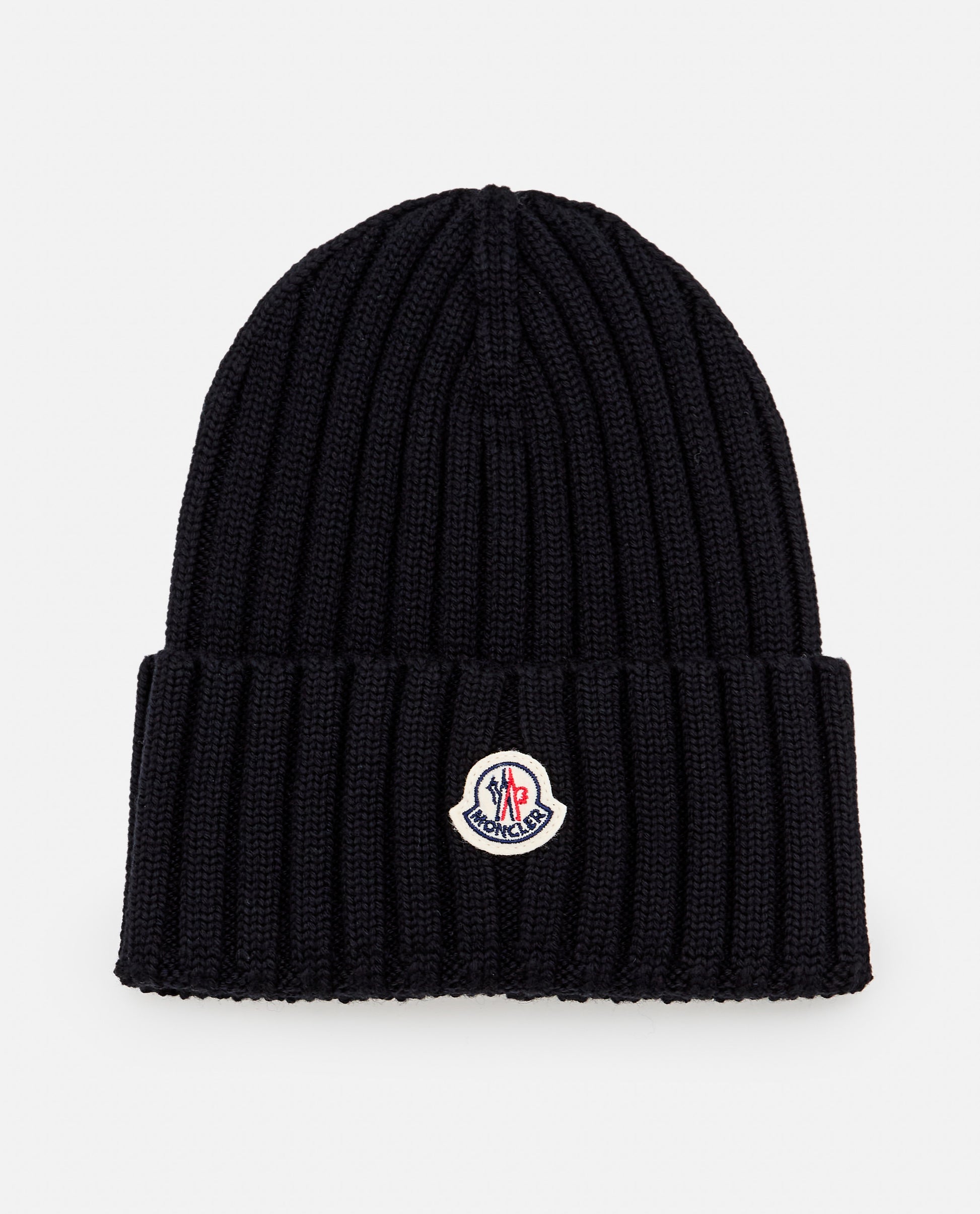 Moncler Women Logo Beanie Hat MONCLER