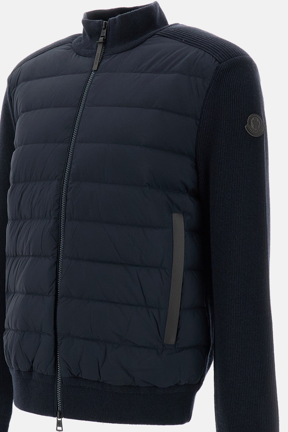 Moncler Men Padded Wool Zip Cardigan MONCLER