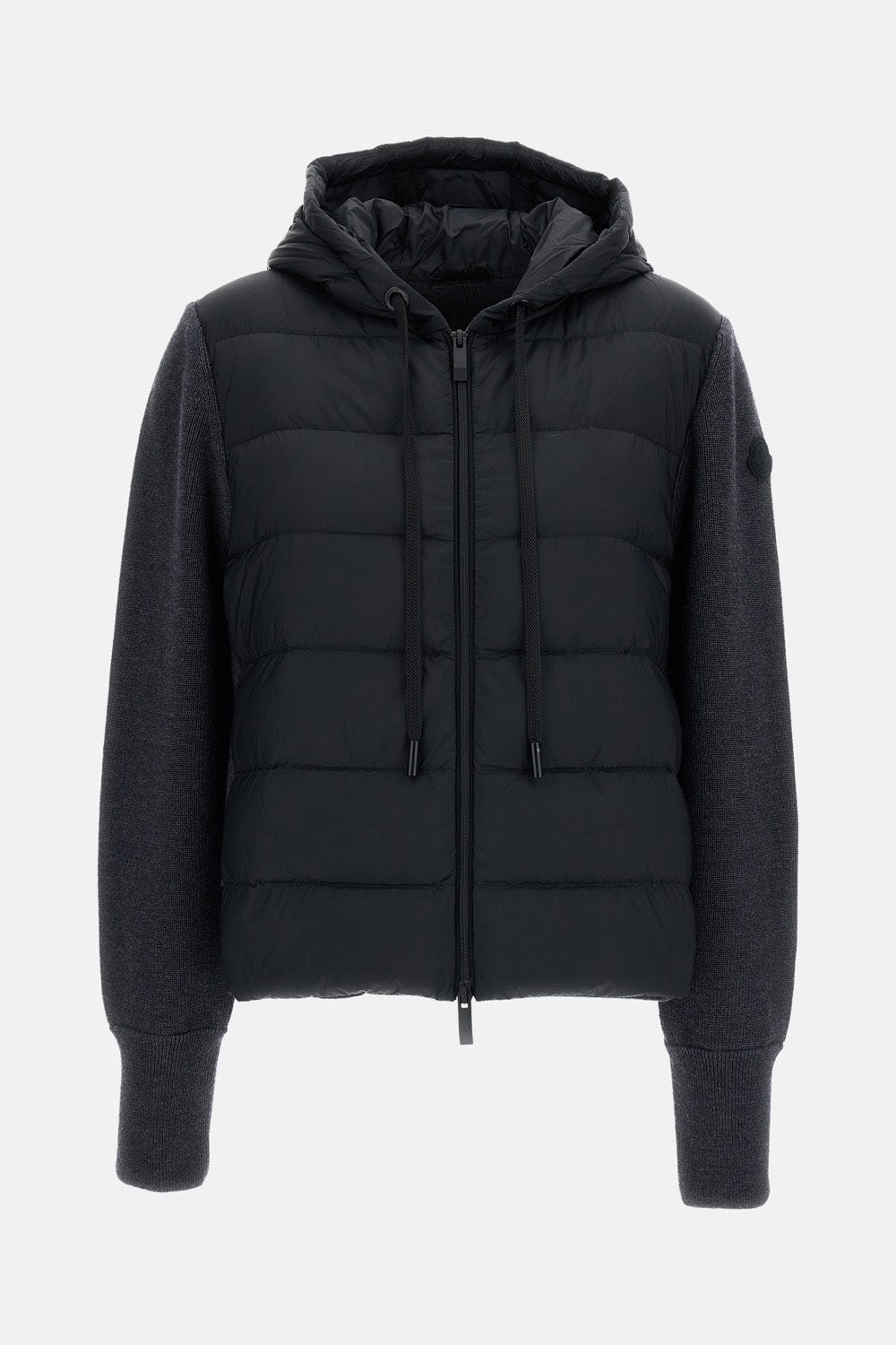 Moncler Women Wool Hooded Padded Zip-Up Cardigan MONCLER