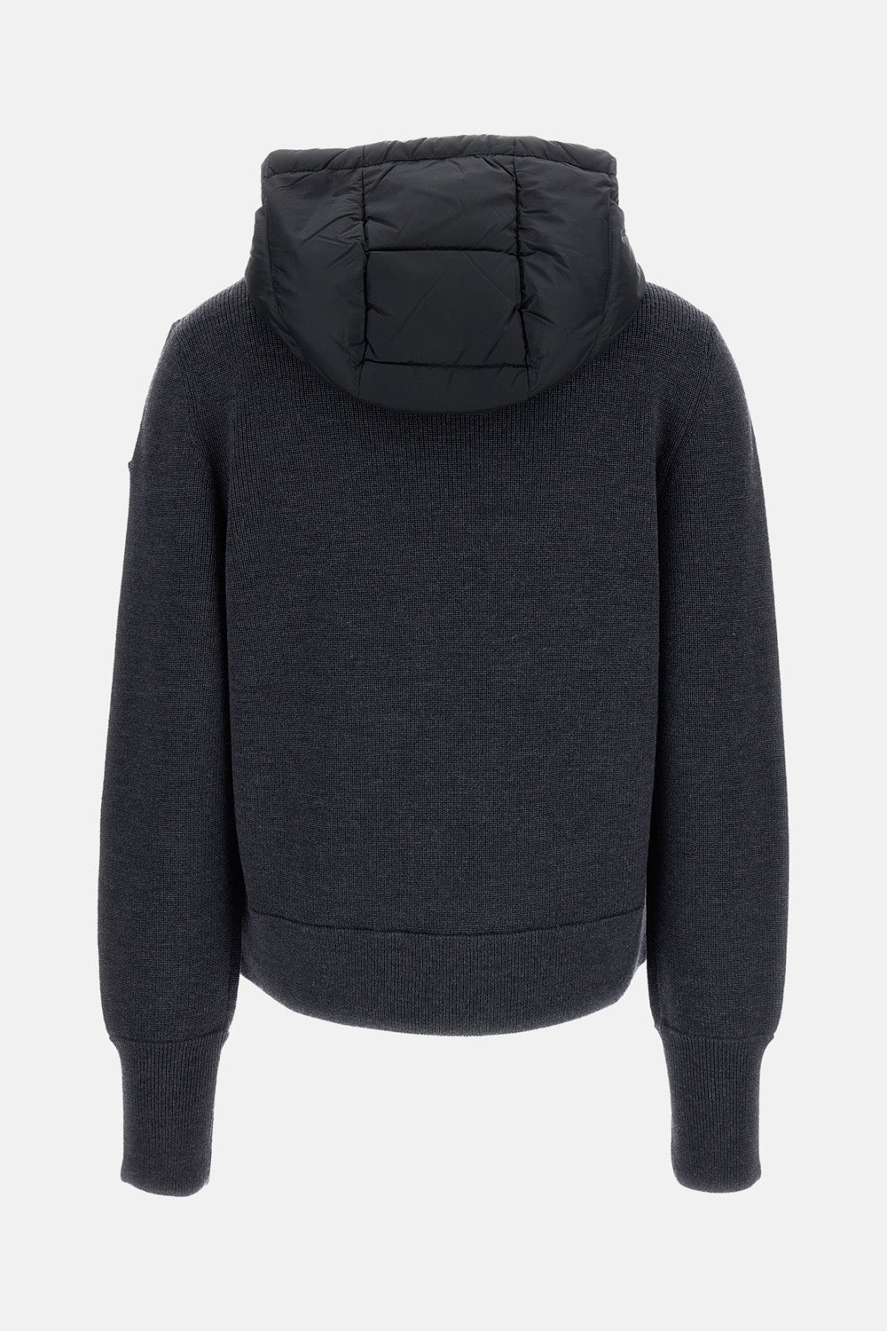 Moncler Women Wool Hooded Padded Zip-Up Cardigan MONCLER
