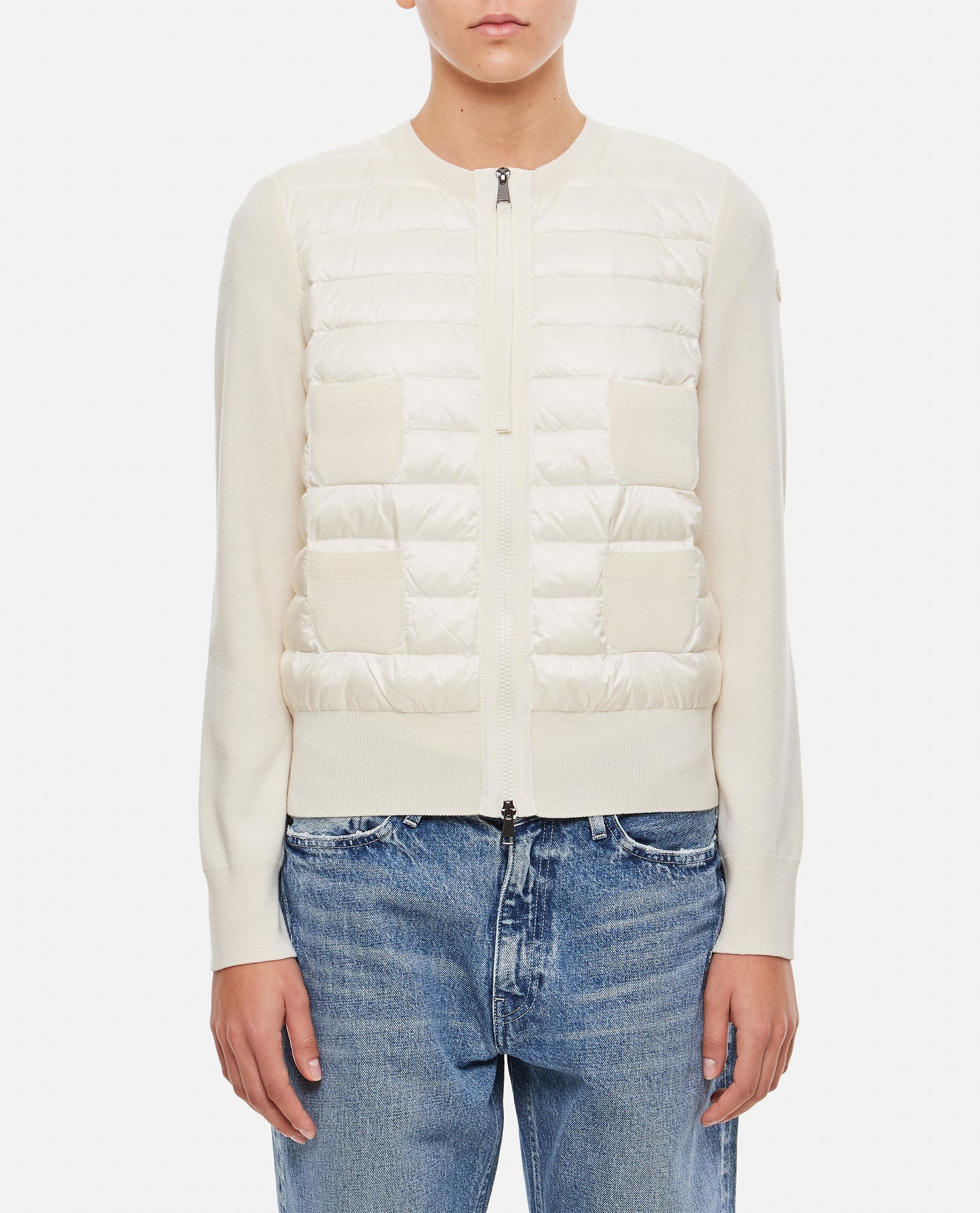 Moncler Women Zip-Up Wool Cardigan MONCLER