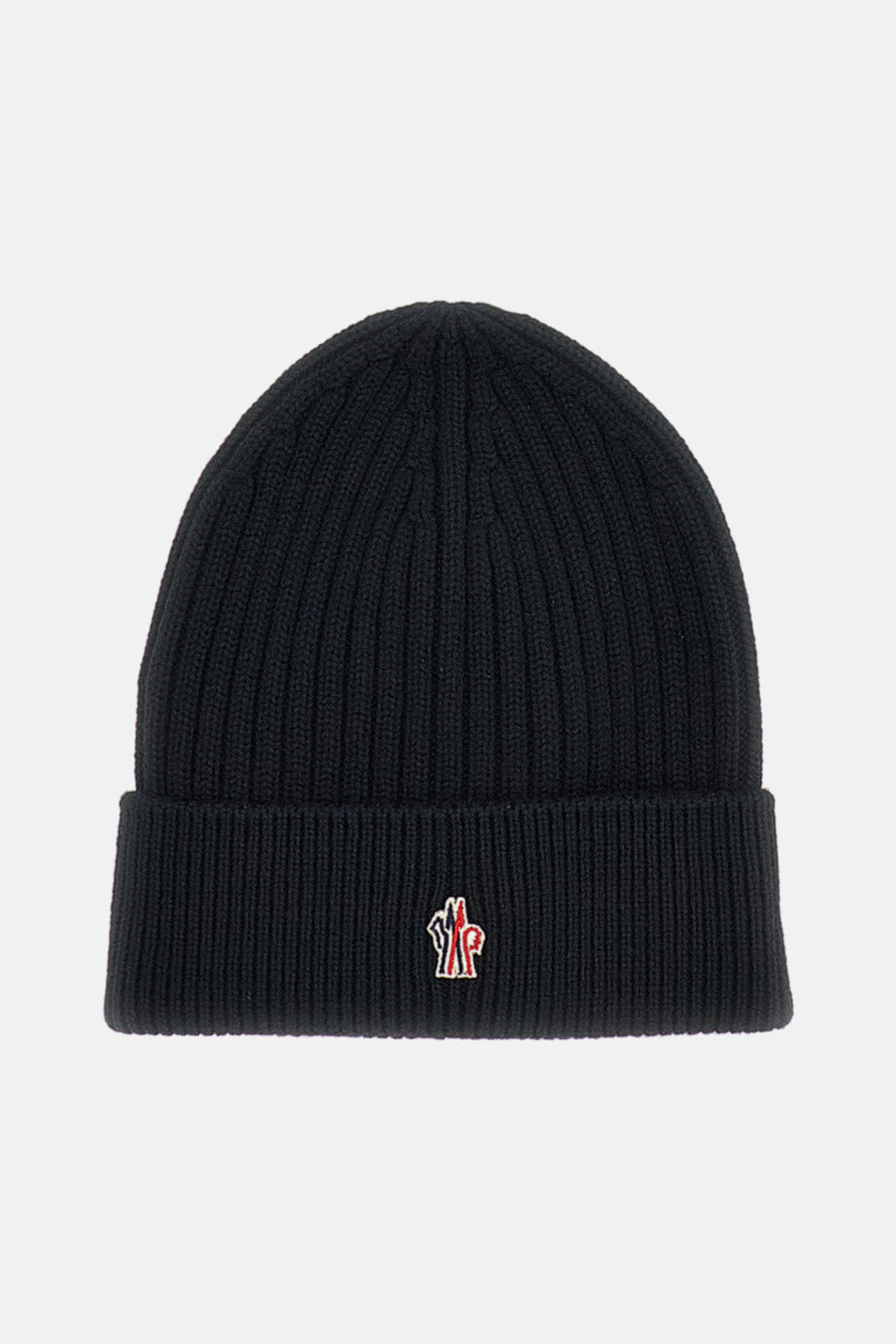 Moncler Grenoble Men Ribbed Wool Knit Beanie MONCLER GRENOBLE