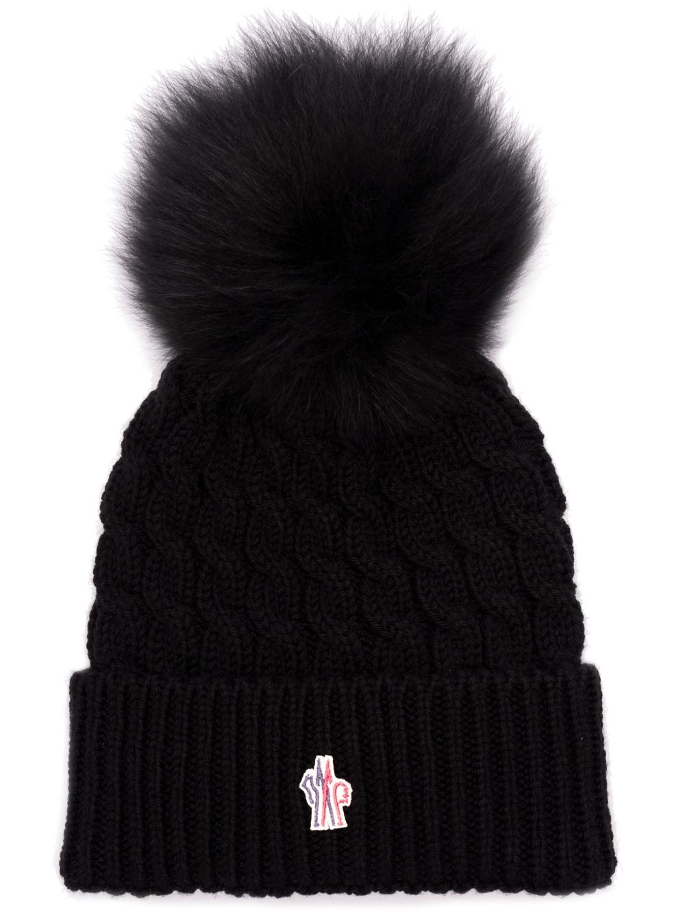 Moncler Grenoble Women Logo Wool Beanie MONCLER GRENOBLE