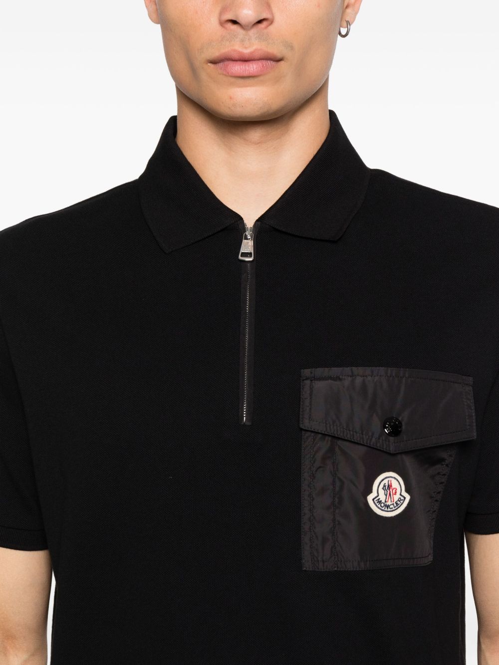 Moncler Men Logo Cotton Polo Shirt MONCLER