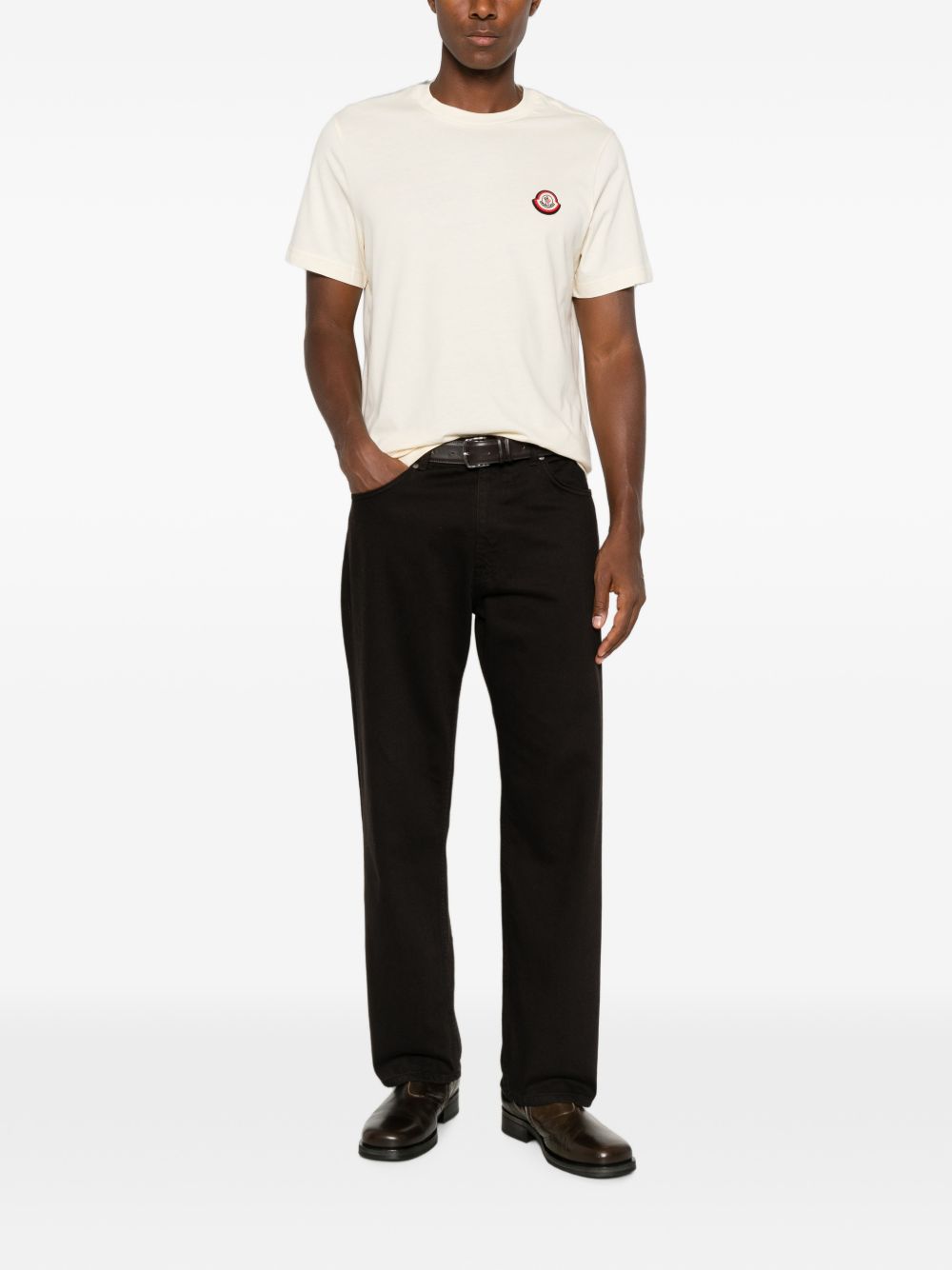 Moncler Men Logo Cotton T-Shirt MONCLER