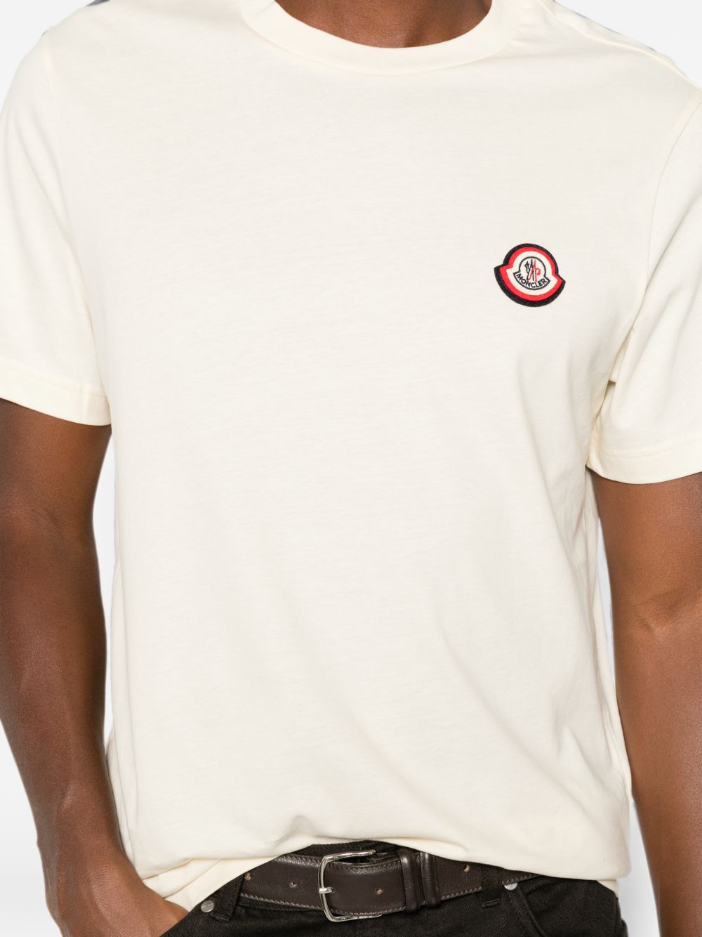 Moncler Men Logo Cotton T-Shirt MONCLER
