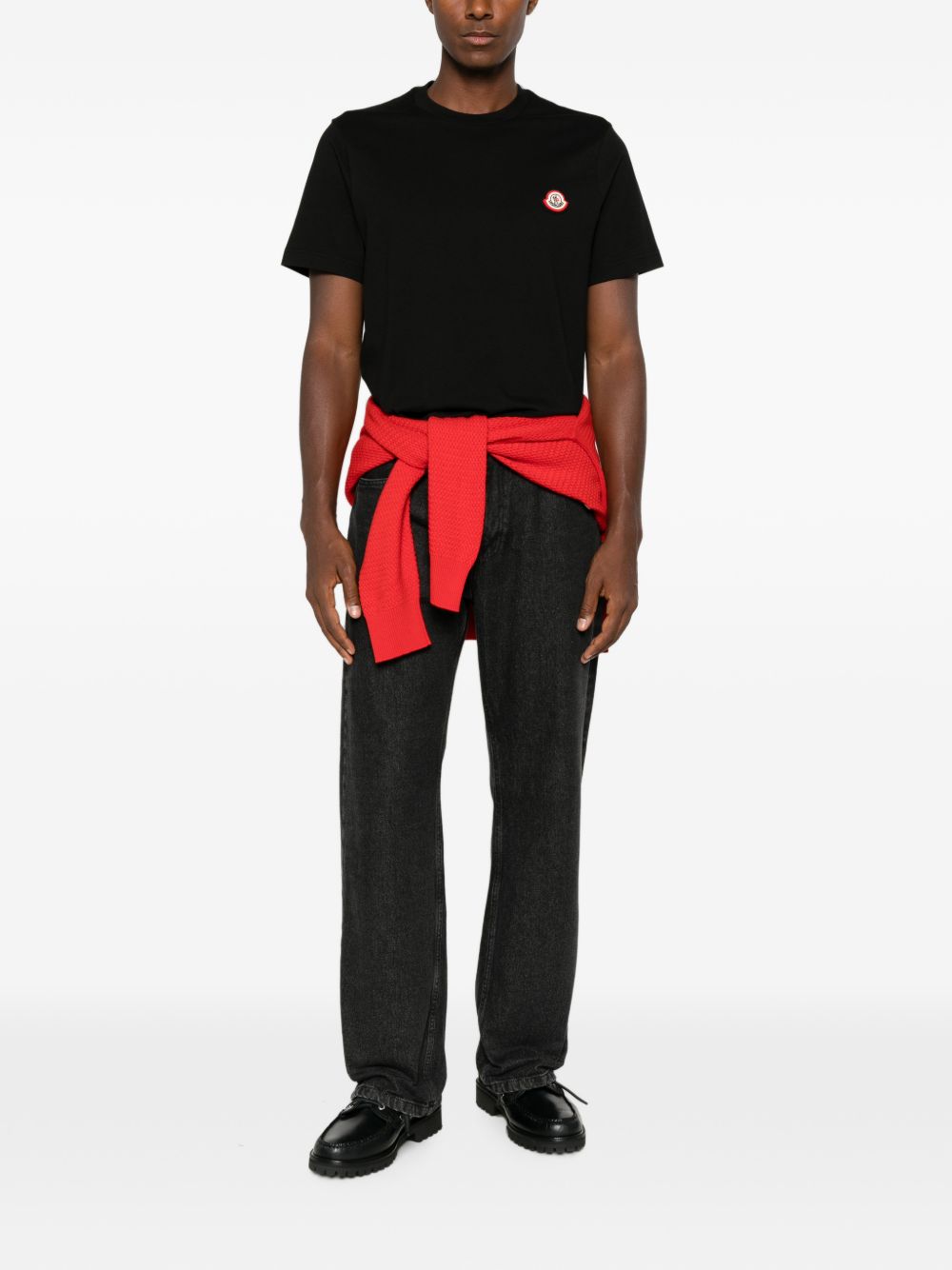 Moncler Men Logo Cotton T-Shirt MONCLER