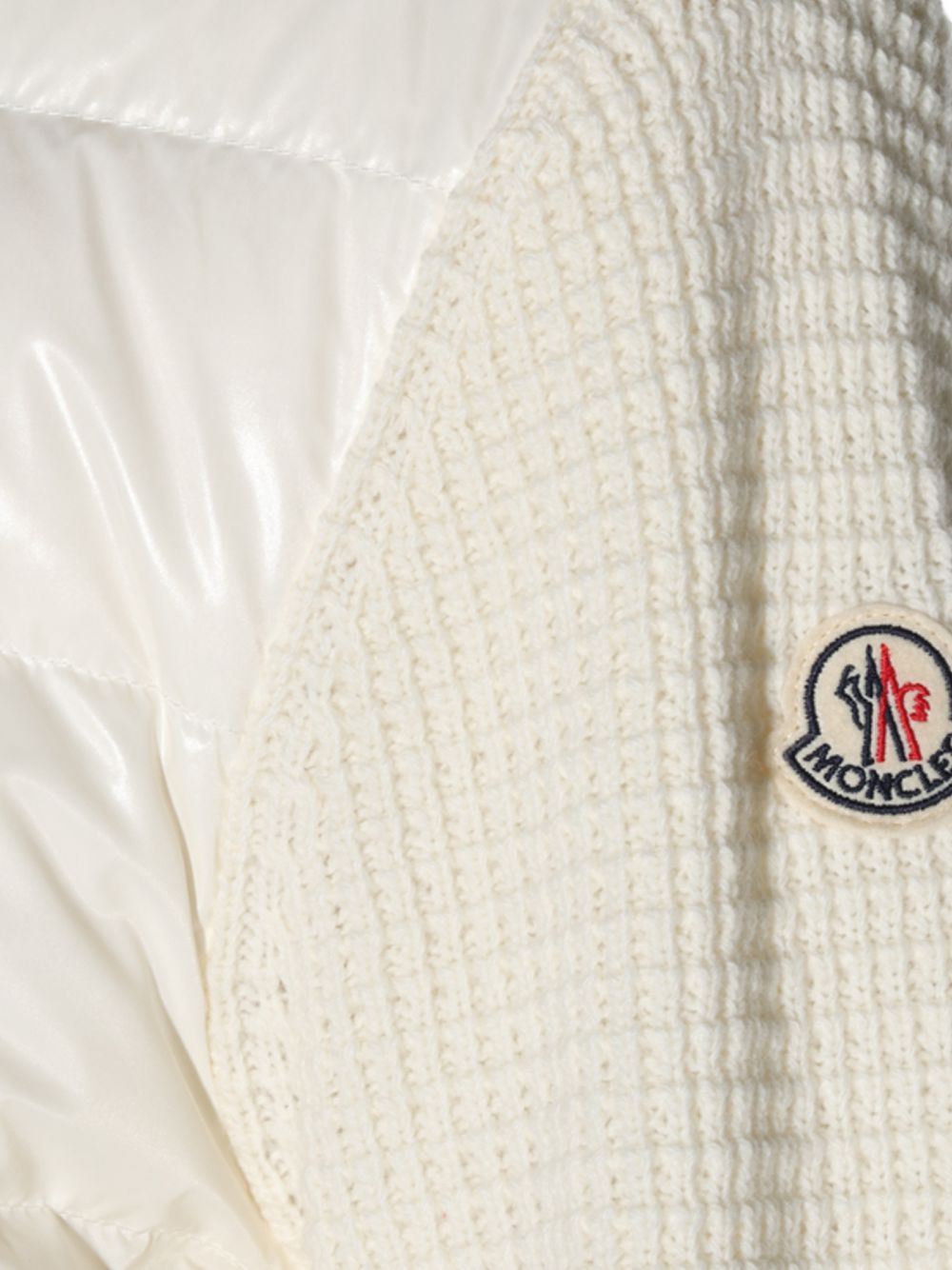 Moncler Men Wool And Nylon Padded Cardigan MONCLER
