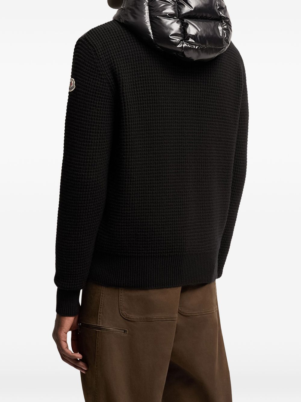 Moncler Men Wool And Nylon Padded Cardigan MONCLER