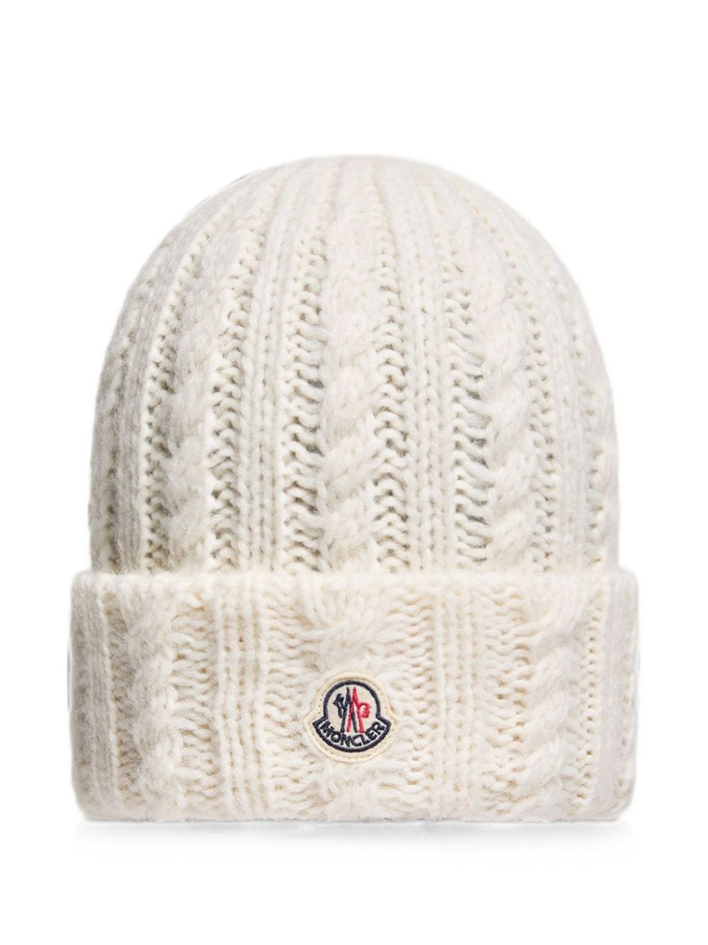 Moncler Women Logo Wool Beanie MONCLER