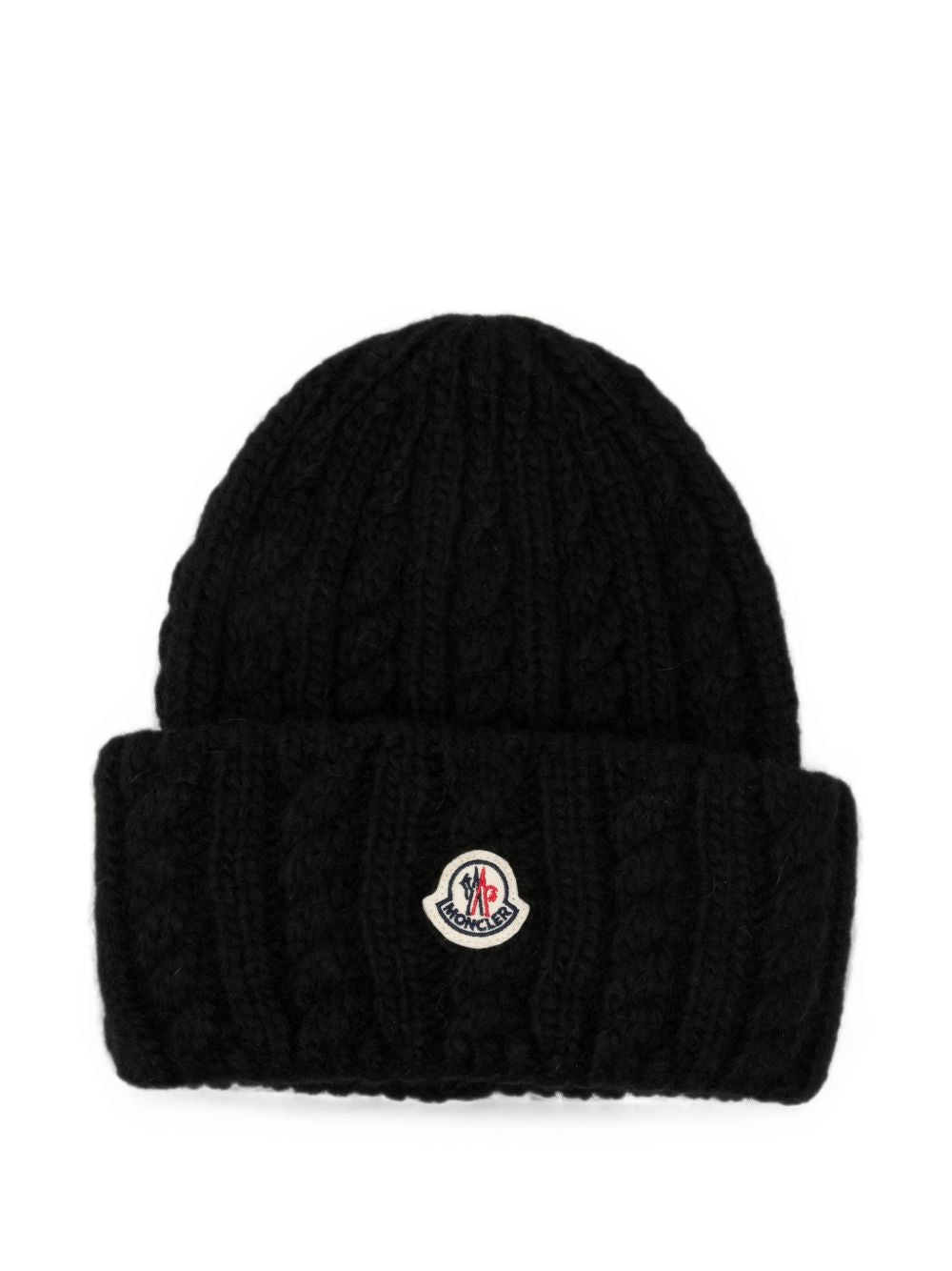 Moncler Women Logo Wool Beanie MONCLER
