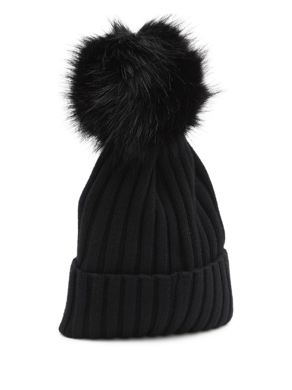 Moncler Women Logo Wool Beanie MONCLER