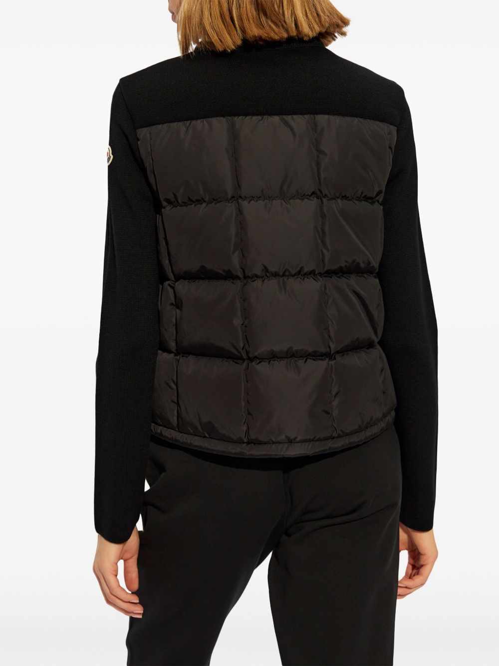 Moncler Women Wool And Nylon Padded Cardigan MONCLER