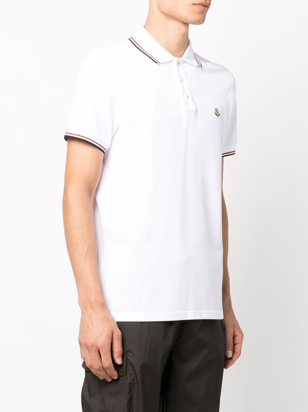 Moncler Men Logo Cotton Polo Shirt MONCLER
