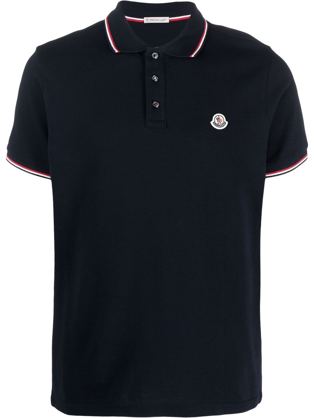 Moncler Men Logo Cotton Polo Shirt MONCLER