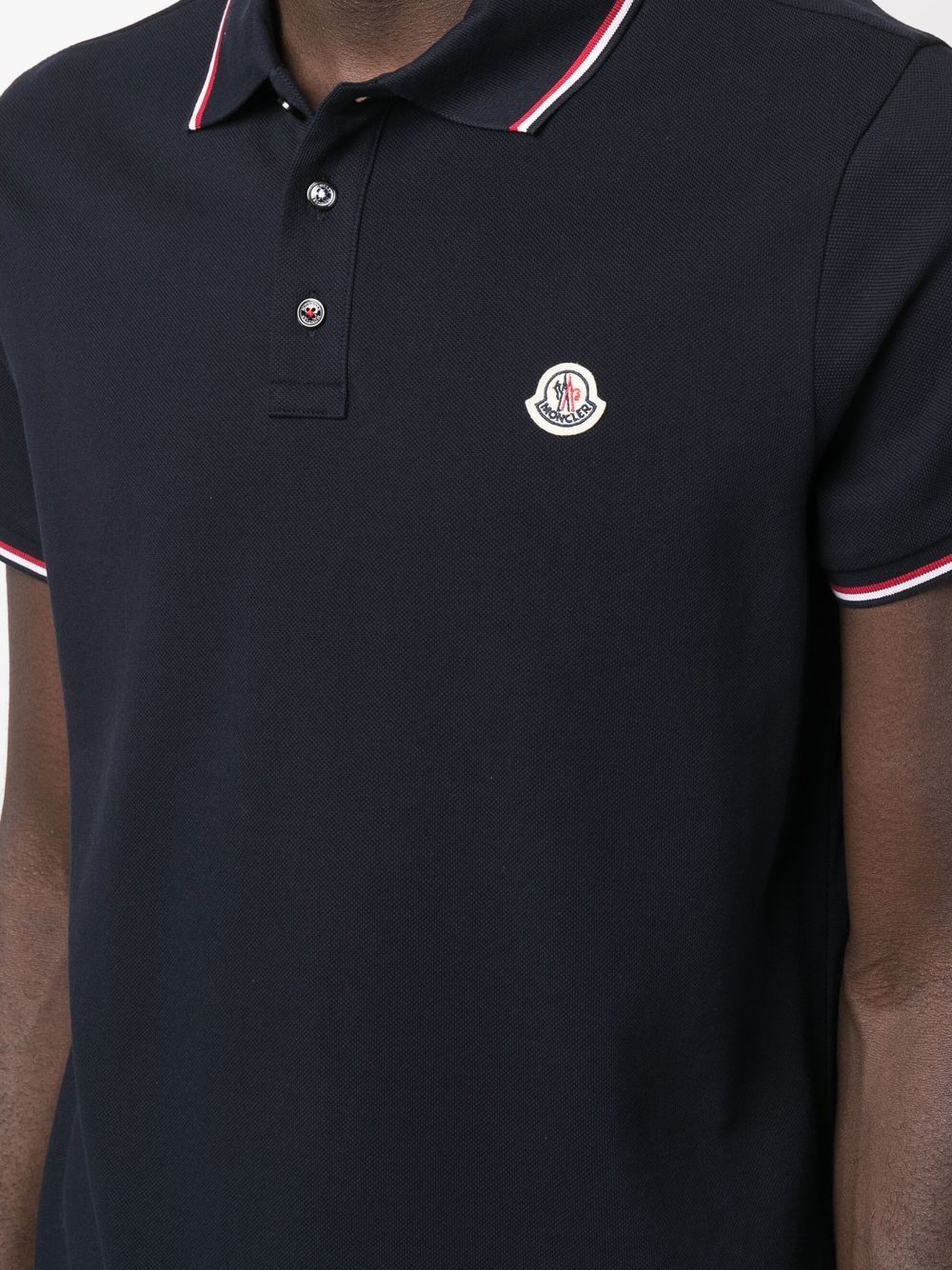 Moncler Men Logo Cotton Polo Shirt MONCLER