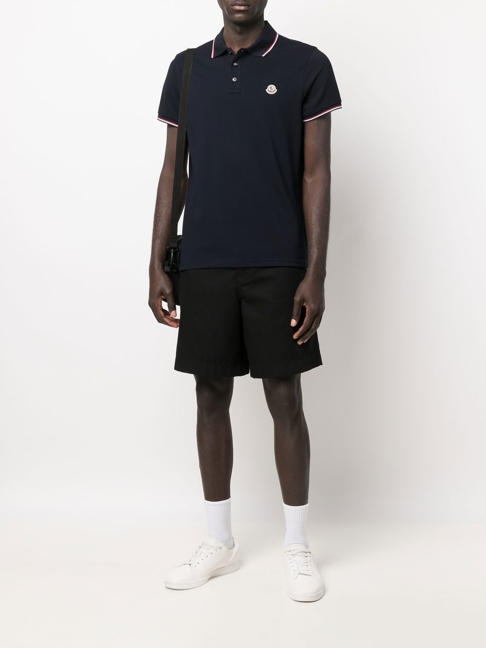 Moncler Men Logo Cotton Polo Shirt MONCLER