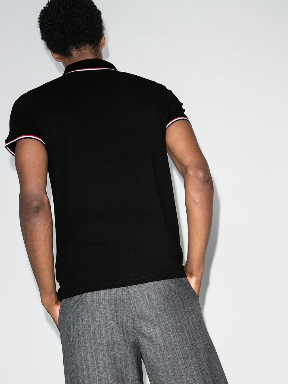 Moncler Men Logo Cotton Polo Shirt MONCLER