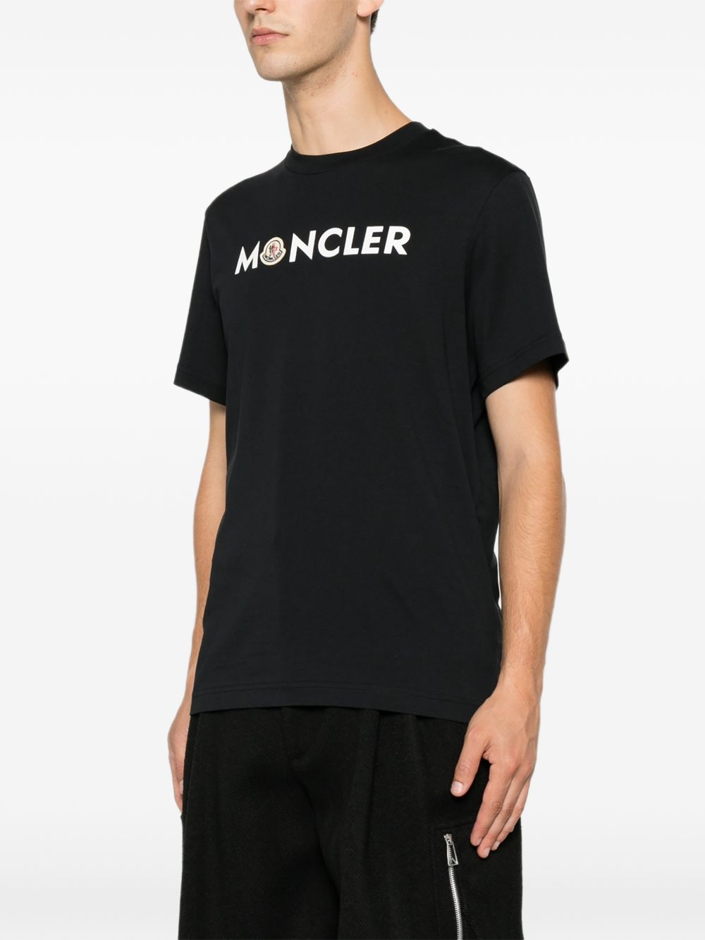 Moncler Men Logo Cotton T-Shirt