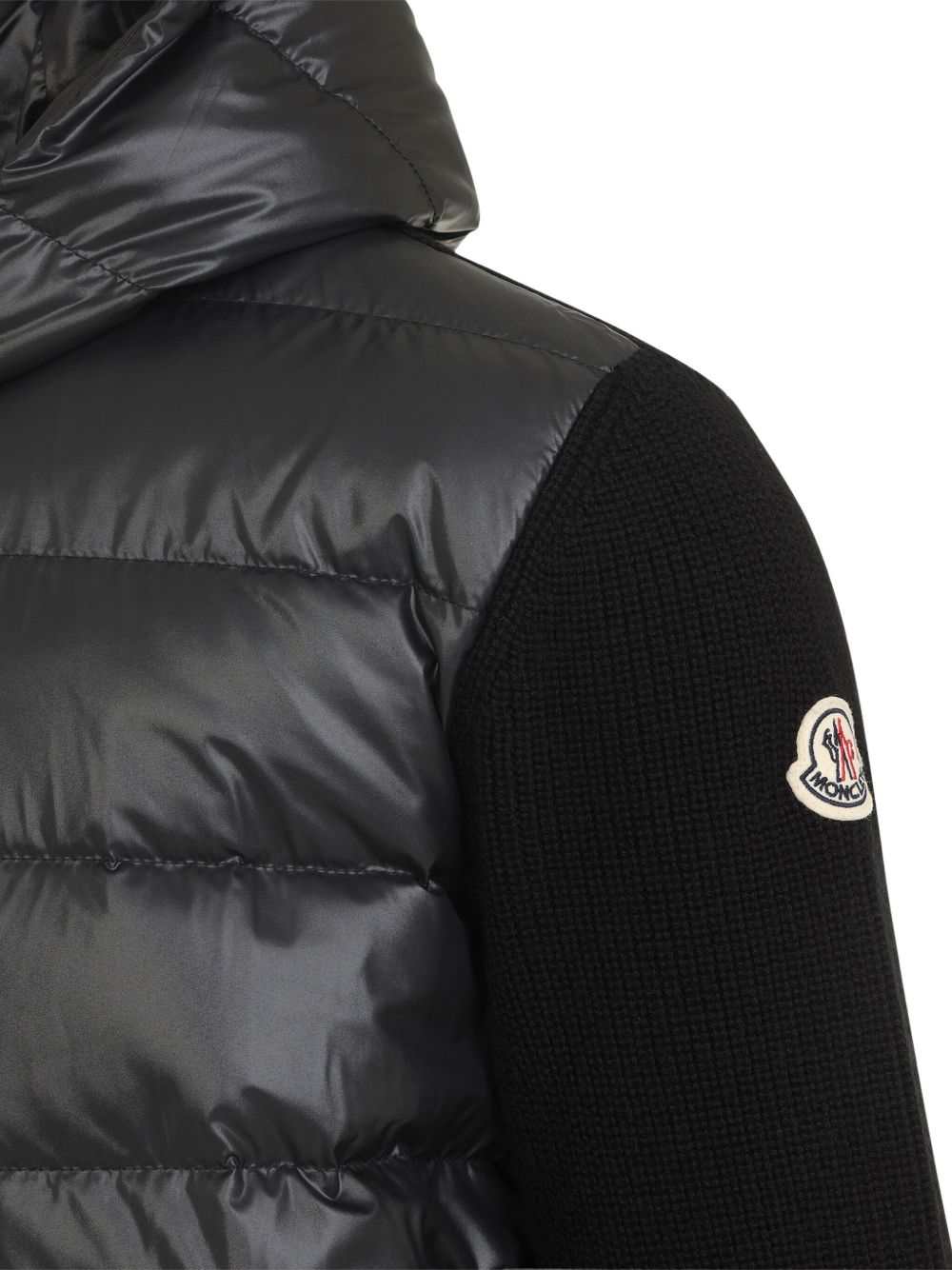 Moncler Men Wool And Nylon Padded Cardigan MONCLER