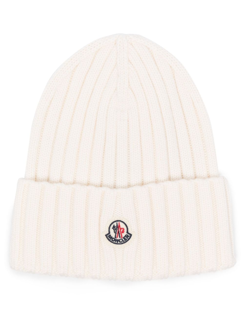 Moncler Women Logo Wool Beanie MONCLER