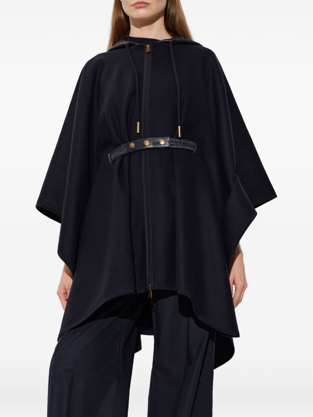 Moncler Women Wool Hooded Cape MONCLER