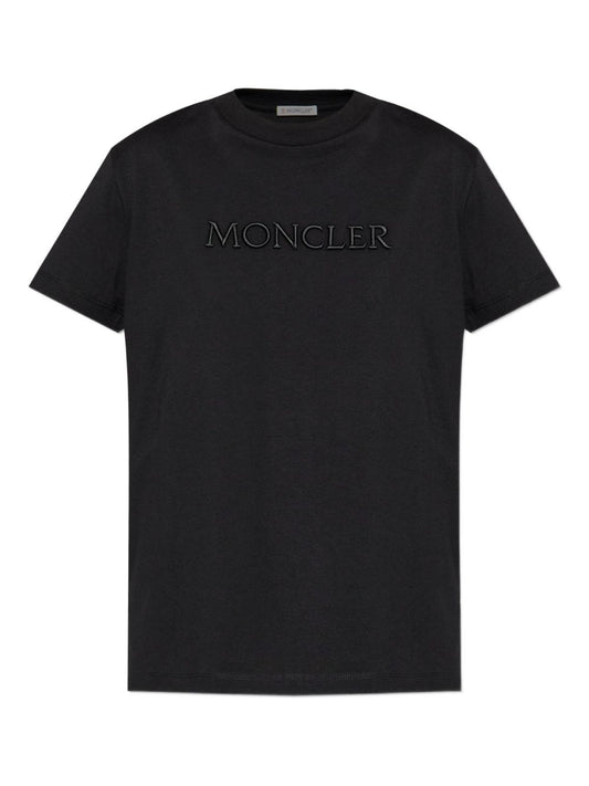 Moncler Women Logo Cotton T-Shirt
