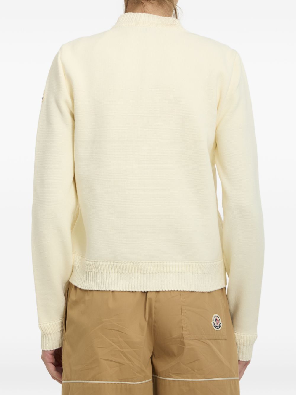Moncler Women Wool And Nylon Padded Cardigan MONCLER